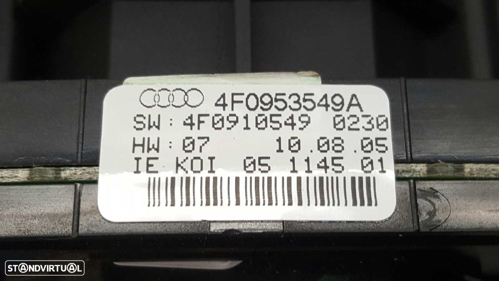 BLOCO DE CONTROLE MULTIFUNÇÕES AUDI A6 AVANT (4F5) 3.0 TDI QUATTRO - 3
