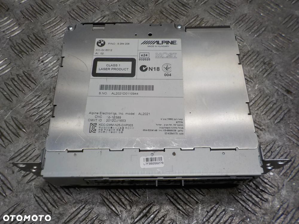 BMW X3 F25 RADIOODTWARZACZ 9294206