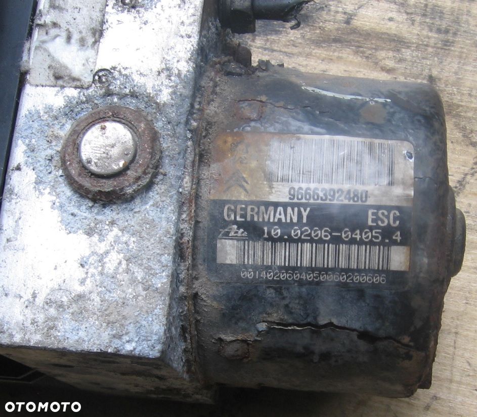 sterownik pompa ABS CITROEN C3 PICASSO 9666392480 - 4