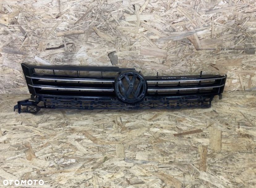 Grill Atrapa Zderzaka Przód Przedniego Volkswagen Touran 1T0 - 1