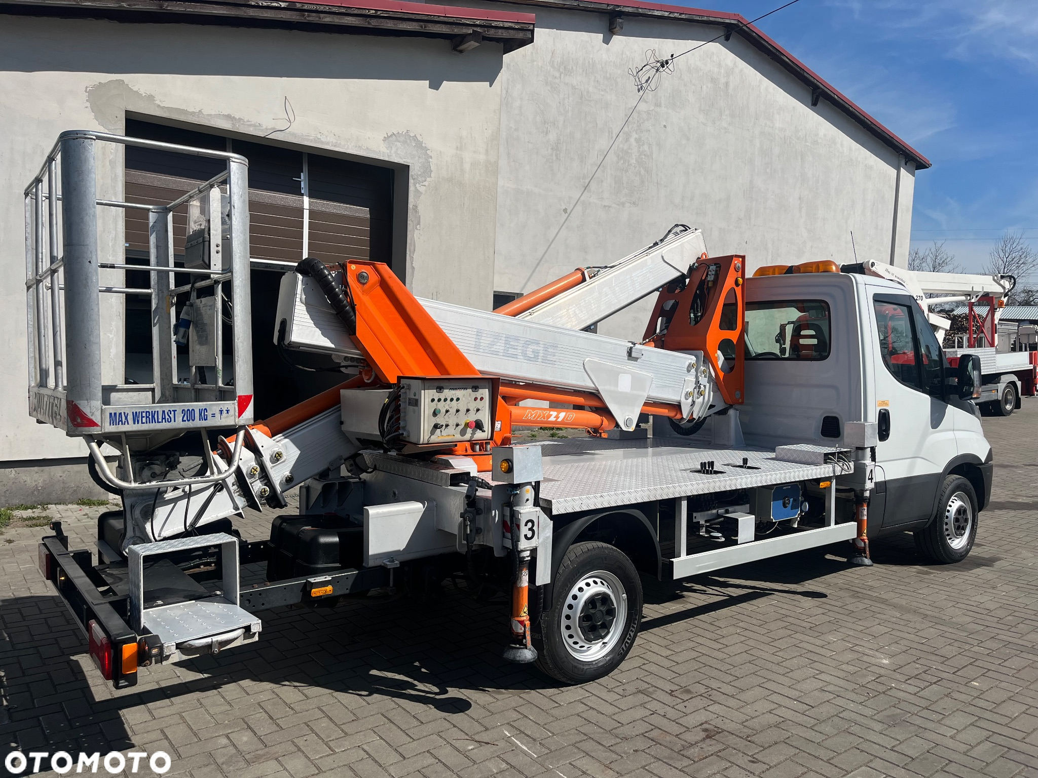 Iveco Podnośnik Koszowy Zwyżka 21 Metrów Multitel Mx210 MT182 UDT BDB Stan jak Wumag Ruthmann GSR - 4