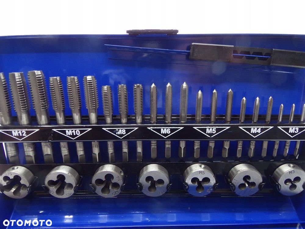 Zestaw gwintowników i narzynek M3-M12 32 el. - 7