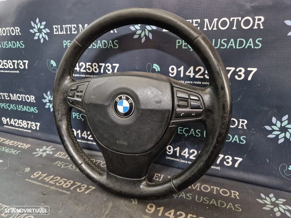 Volante usado pele com airbag BMW SERIE 5 F10 F11 - 1