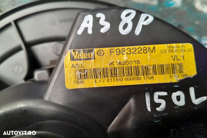 Ventilator aeroterma 1K1820015 1K1820015 Audi A3 8P/8PA [2th facelift - 2