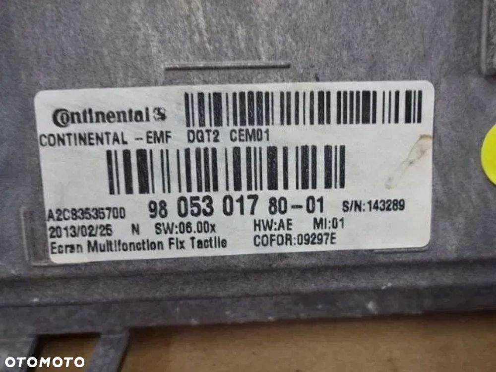 RADIO NAWIGACJA PEUGEOT 208 9806730080 9805301780 - 4