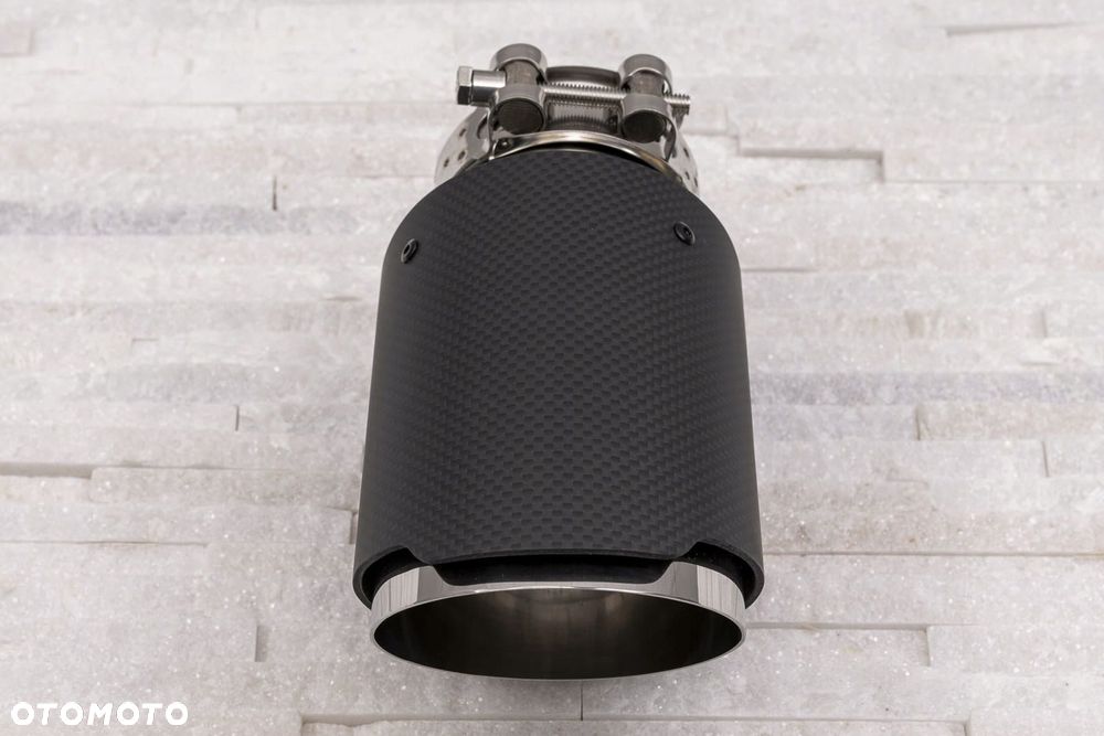 końcówka wydechu karbon 64 mm l 170 honda hr-v ii iii - 5