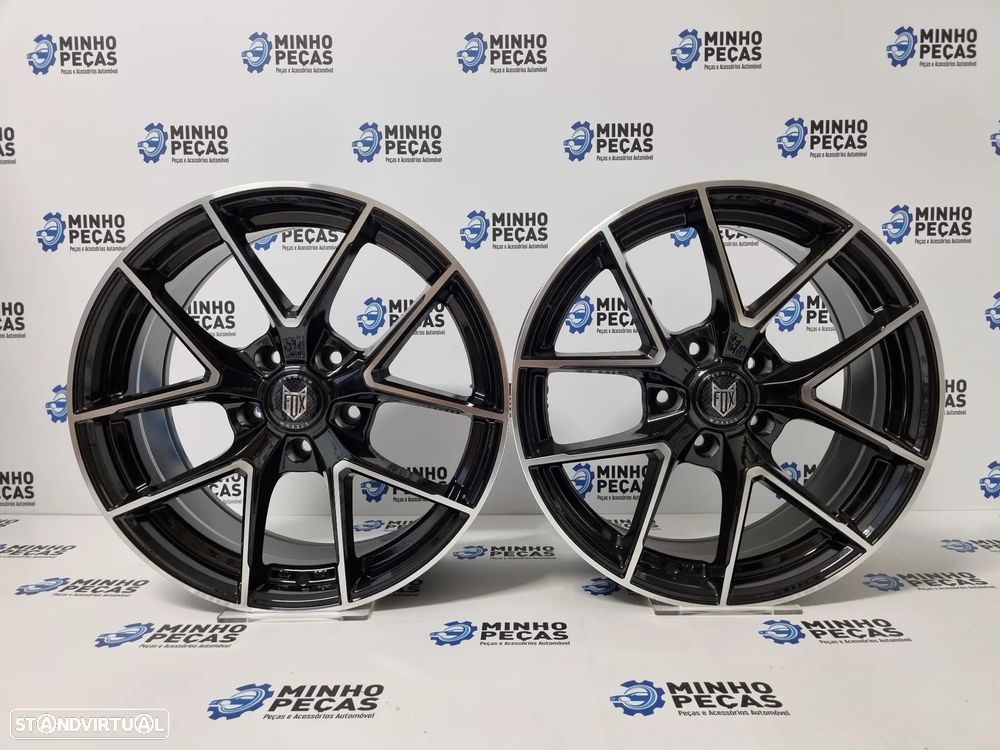 Jantes Fox FX5 em 18 (5x112) Preto Polido - 1