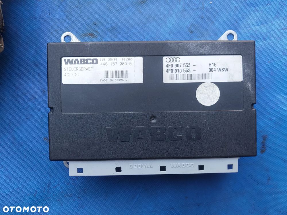 Sterownik moduł zawieszenia pneumatycznego AUDI A6 C6 Quattro 3.0 TDI Avant Kombi WABCO 4F0907553  4F0910553