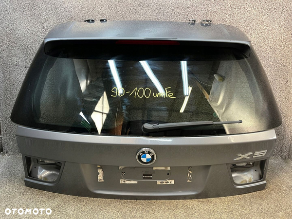 Klapa bagaznika szyba tyl STOP A52/7 SPACEGRAU BMW E70 X5 ORG LAKIER