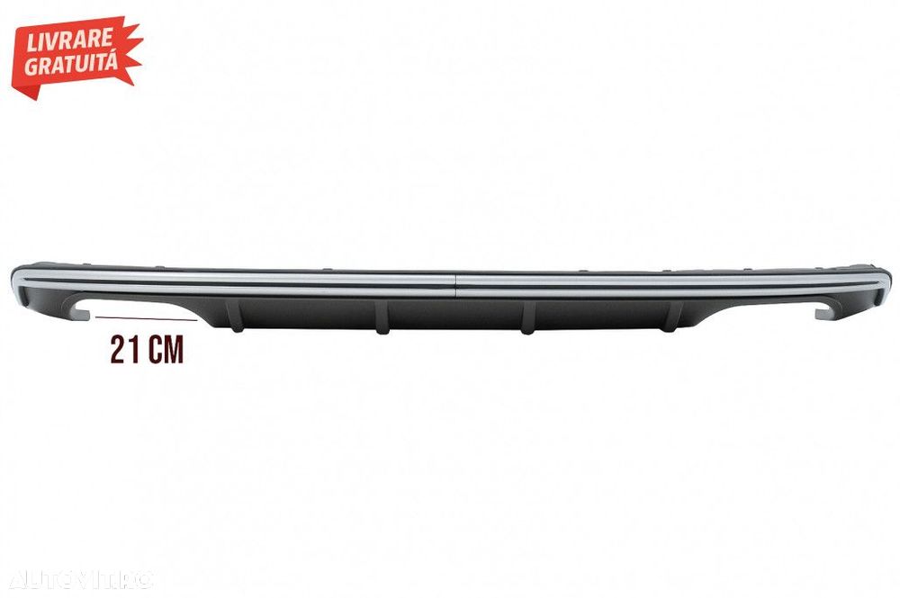 Ansamblu Difuzor Bara Spate Audi A3 8V Sportback (2012-2015) S3 Design - 2