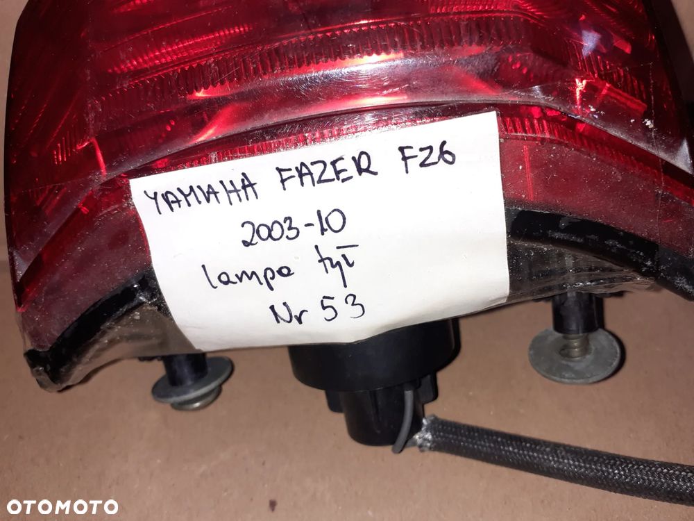 Yamaha fz6 fazer 2003-2010 Lampa tył - 4