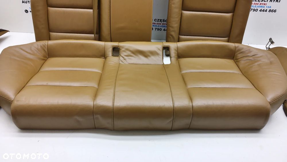 Audi A6 C6 Sedan Kanapa Oparcie Boczki Pasy Brąz - 3