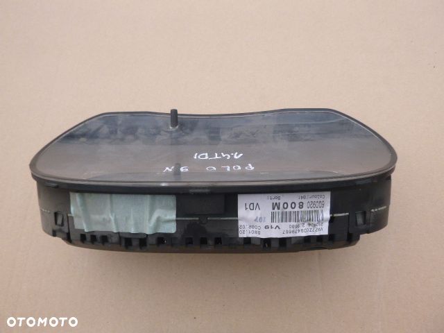 ZESTAW STARTOWY STACYJKA KOMPUTER IMMOBILIZER LICZNIK VOLKSWAGEN POLO 9N 1.4 TDI - 14