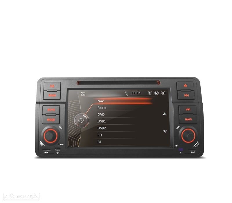 AUTO RADIO 2DIN 7" PARA BMW SERIE 3 E46 98-06 USB GPS TACTIL HD TIPO OEM - 1
