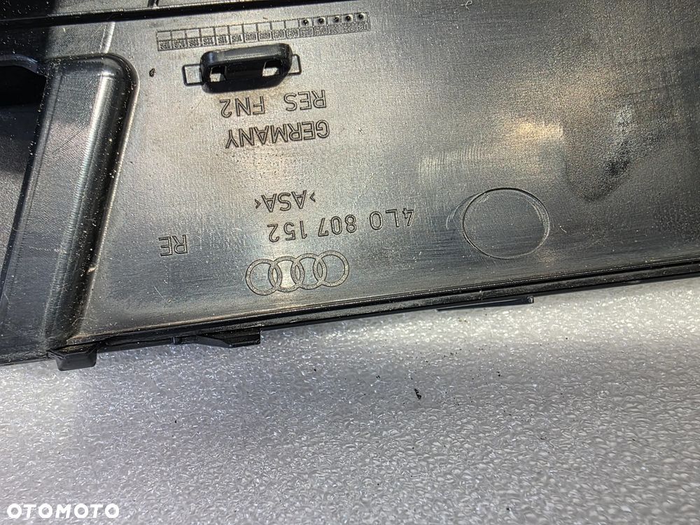 AUDI Q7 4L0 06- LEWA / PRAWA KRATKA BOCZNA ZDERZAKA PRZEDNIEGO PRZÓD NR 4L0807682 + 4L0807152 / 4L0807681 + 4L0807151 NR AUKCJI KB75 - 8