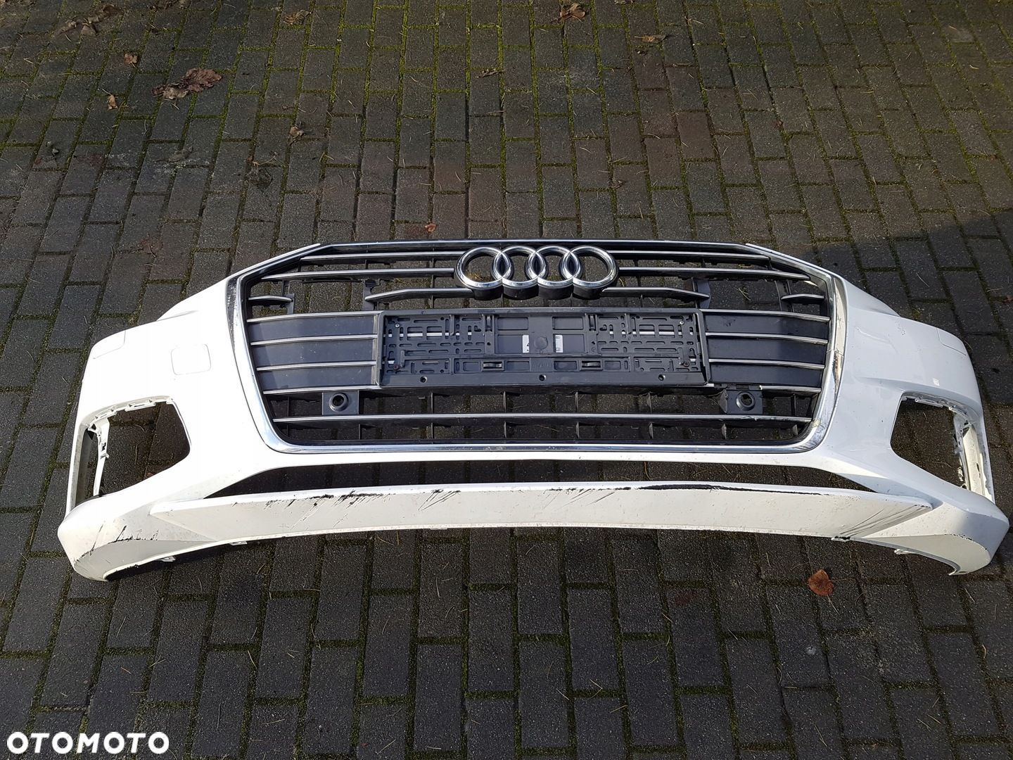 AUDI A6 C7 zderzak przód grill 4K0807437A - 1
