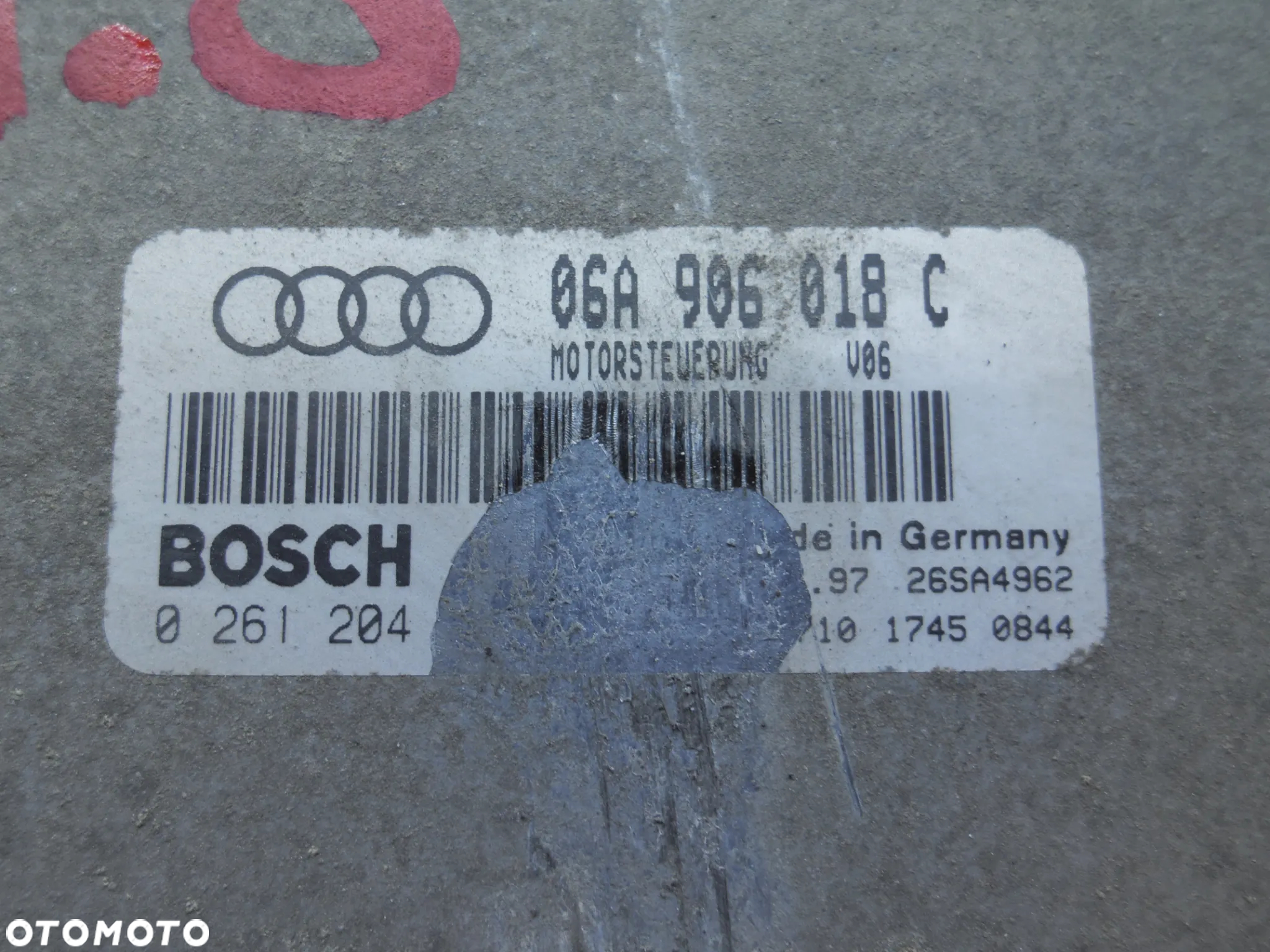 STEROWNIK KOMPUTER SILNIKA 1.8 06A906018C AUDI A3 1.8 + WTYCZKI INSTALACJA - 2