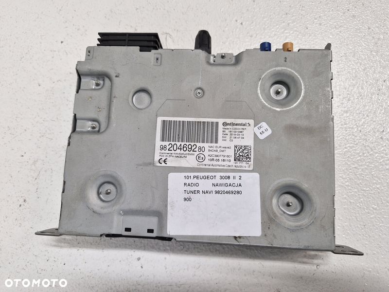 PEUGEOT 3008 2 II RADIO NAWIGACJA NAVI TUNER 9820469280 - 5