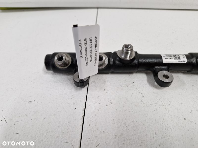 RENAULT MASTER III 3 LIFT 2.3 DCI LISTWA WTRYSKOWA CZUJNIK 175217543R - 4