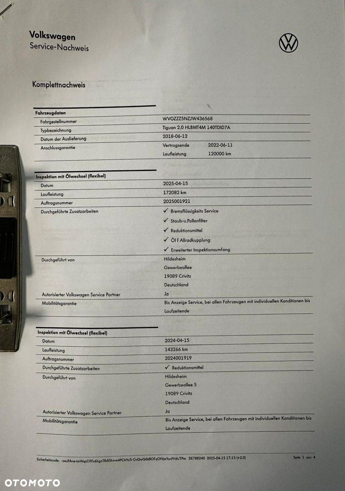 Volkswagen Tiguan 2.0 TDI SCR 4MOTION DSG Highline - 37