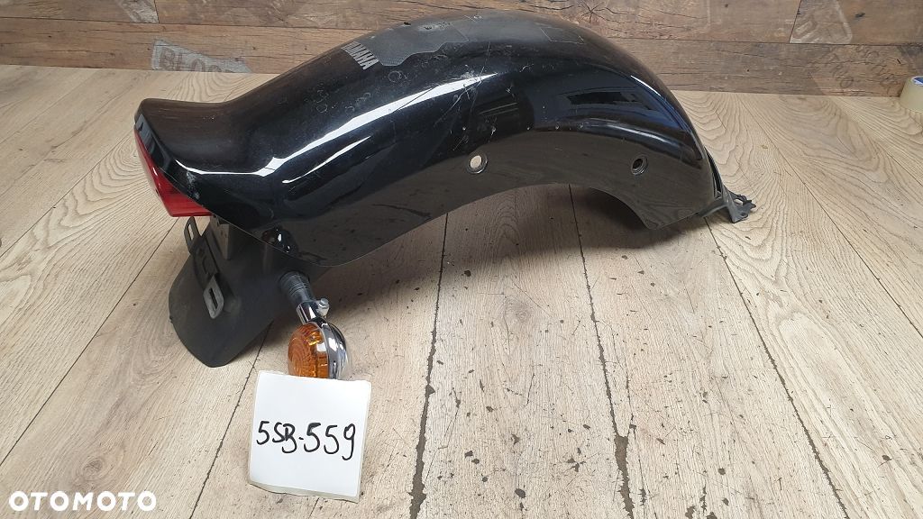 Błotnik tył lampa kierunkowskaz chlapacz Yamaha XVS1100 Drag Star Custom - 1