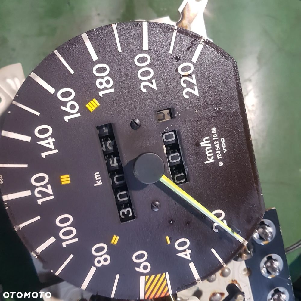 licznik obrotomierz zegary wskażnik paliwa zegarek mercedes benz w124 124 oryginał benzyna 1245427469 diesel 1245427006 - 16