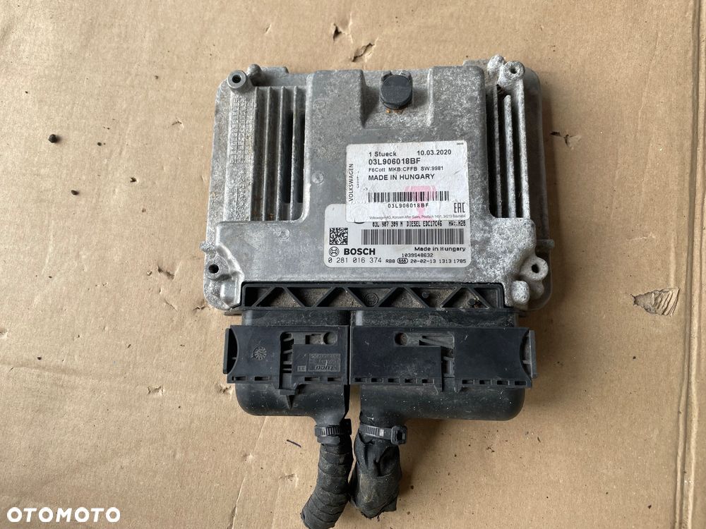 Volkswagen Passat B7 2.0TDI sterownik silnika 03L907309N