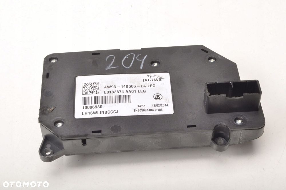 JAGUAR XJ X351 PANEL USTAWIANIA FOTELA AW93-14B566-LA - 2