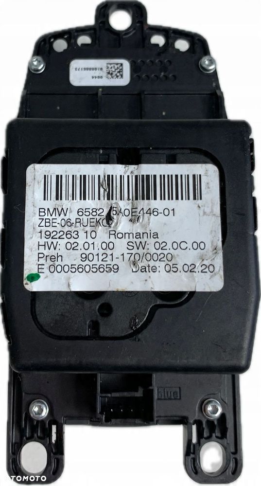 PANEL STEROWANIA PRZEŁĄCZNIK IDRIVE BMW F30 F48 F39 5A0E446 - 14