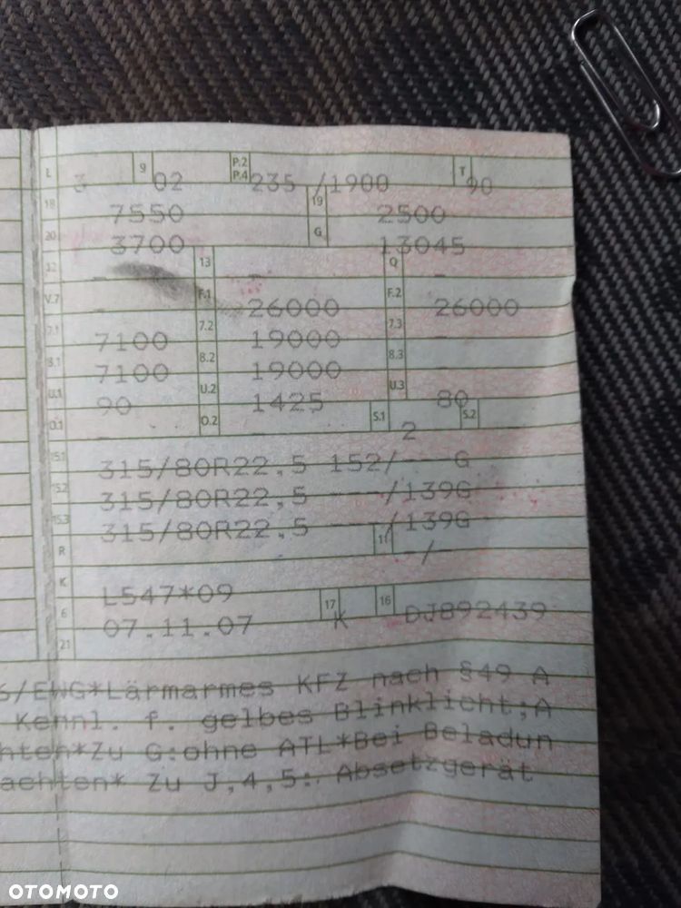 MAN 26.320 6x4 bramowiec - 3