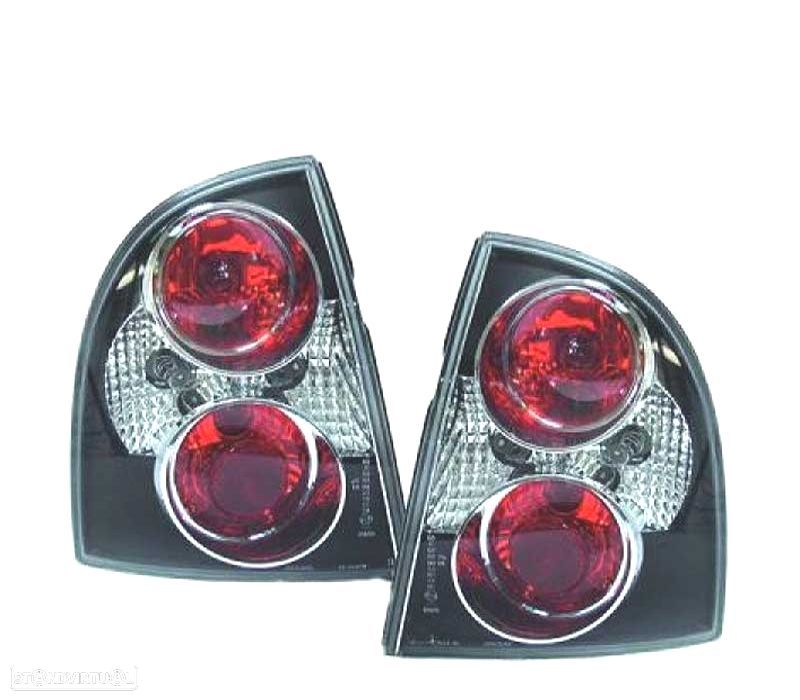 FAROLINS TRASEIROS VOLKSWAGEN VW PASSAT 3BG 00-05 PRETO - 1