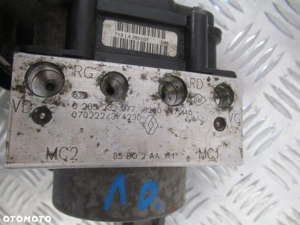 POMPA HAMULCOWA ABS RENAULT CLIO III 3 1.2 16V BENZYNA 2005- - 5