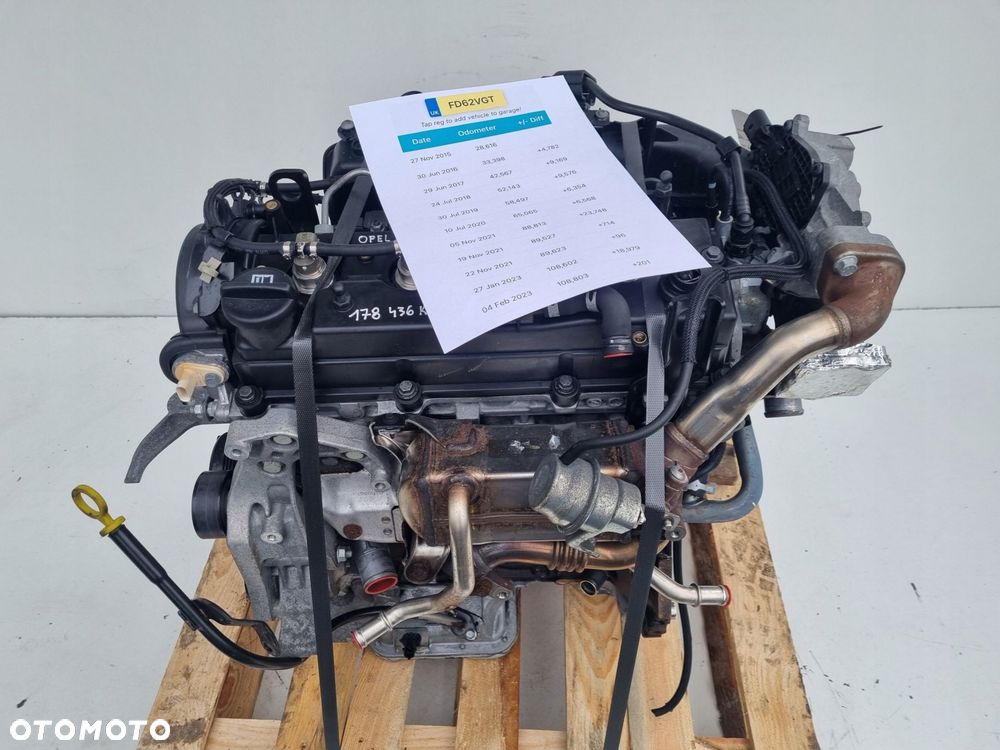 SILNIK Opel Astra IV J 1.7 CDTI 110KM udokumentowany 178tyś A17DTE - 12