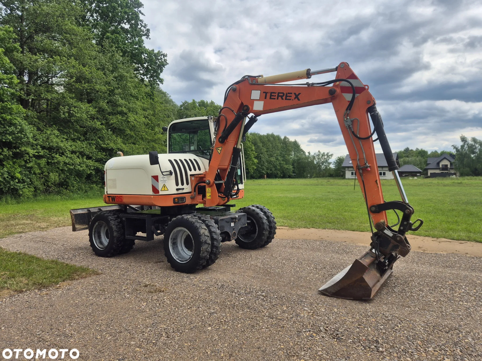 Terex TW85 5500 mth Sprowadzona  Szybkozłącze Koparka Kołowa Łyżka Hydrauliczna - 2