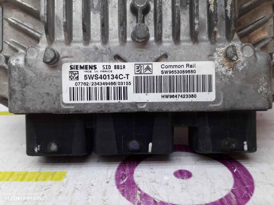 Centralina Peugeot 307 2.0 HDi 109Cv de 2003 - Ref: HW9647423380 - NO400029 - 2