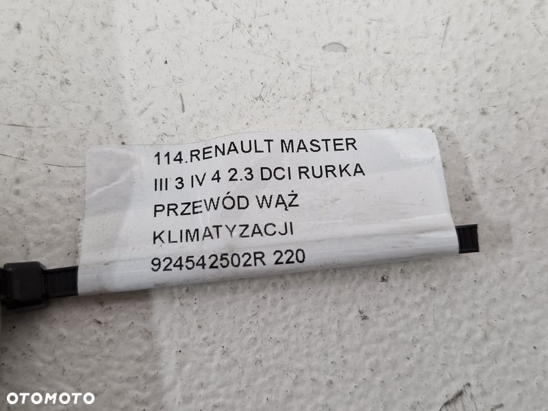 renault master 3 iii 4 iv 2.3 dci rurka przewód wąż klimatyzacji 924542502r - 6