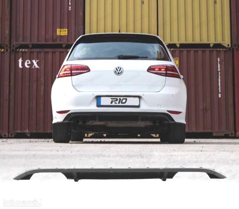 DIFUSOR VOLKSWAGEN VW GOLF 7 12-17 LOOK R LINE - 4