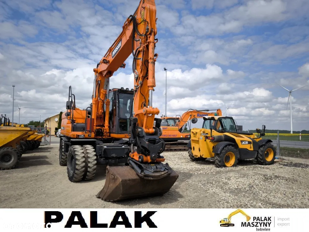 Doosan Koparka kołowa  DOOSAN DX160 W-3  +ROTATOR ,2014 rok - 11