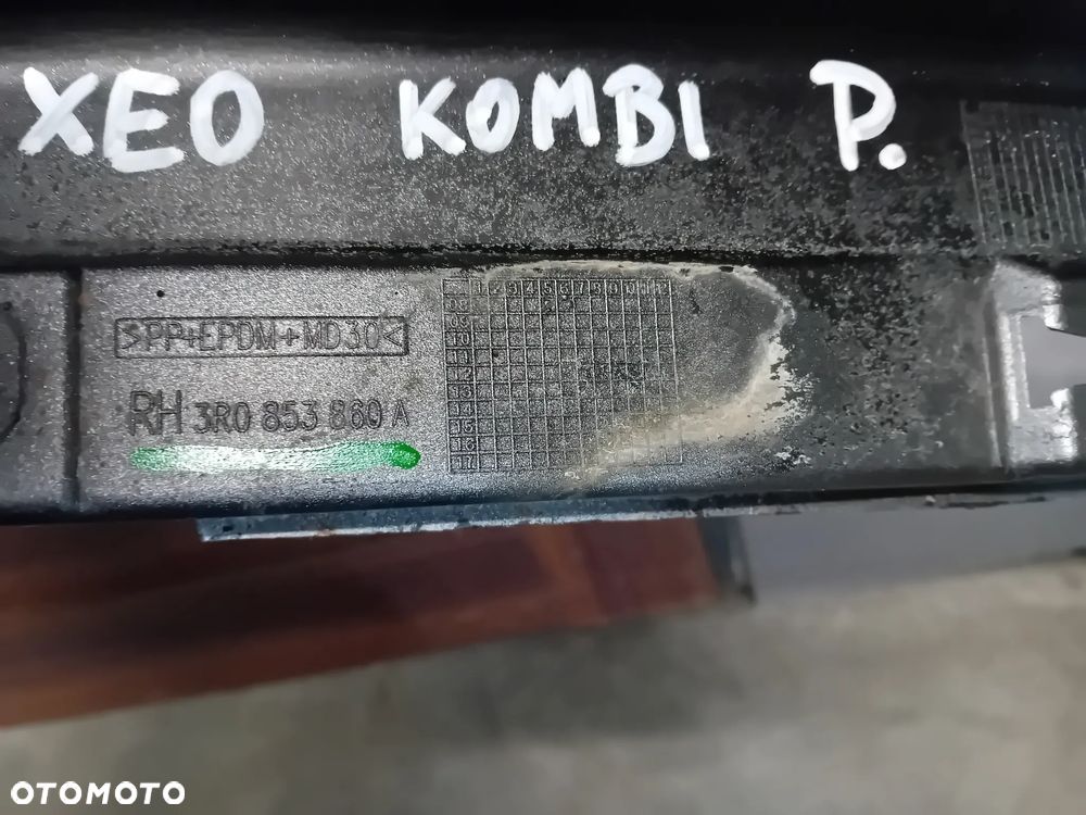 listwa progowa prawa kompletna Seat Exeo kombi 2010 kolor LS7Y 3R0853860A - 5