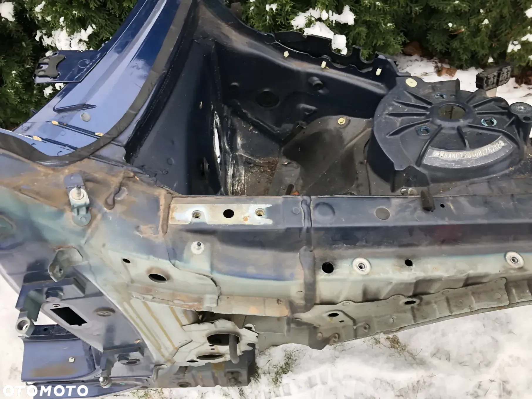 BMW E60 E61 ĆWIARTKA BŁOTNIK PODŁUŻNICA - 38