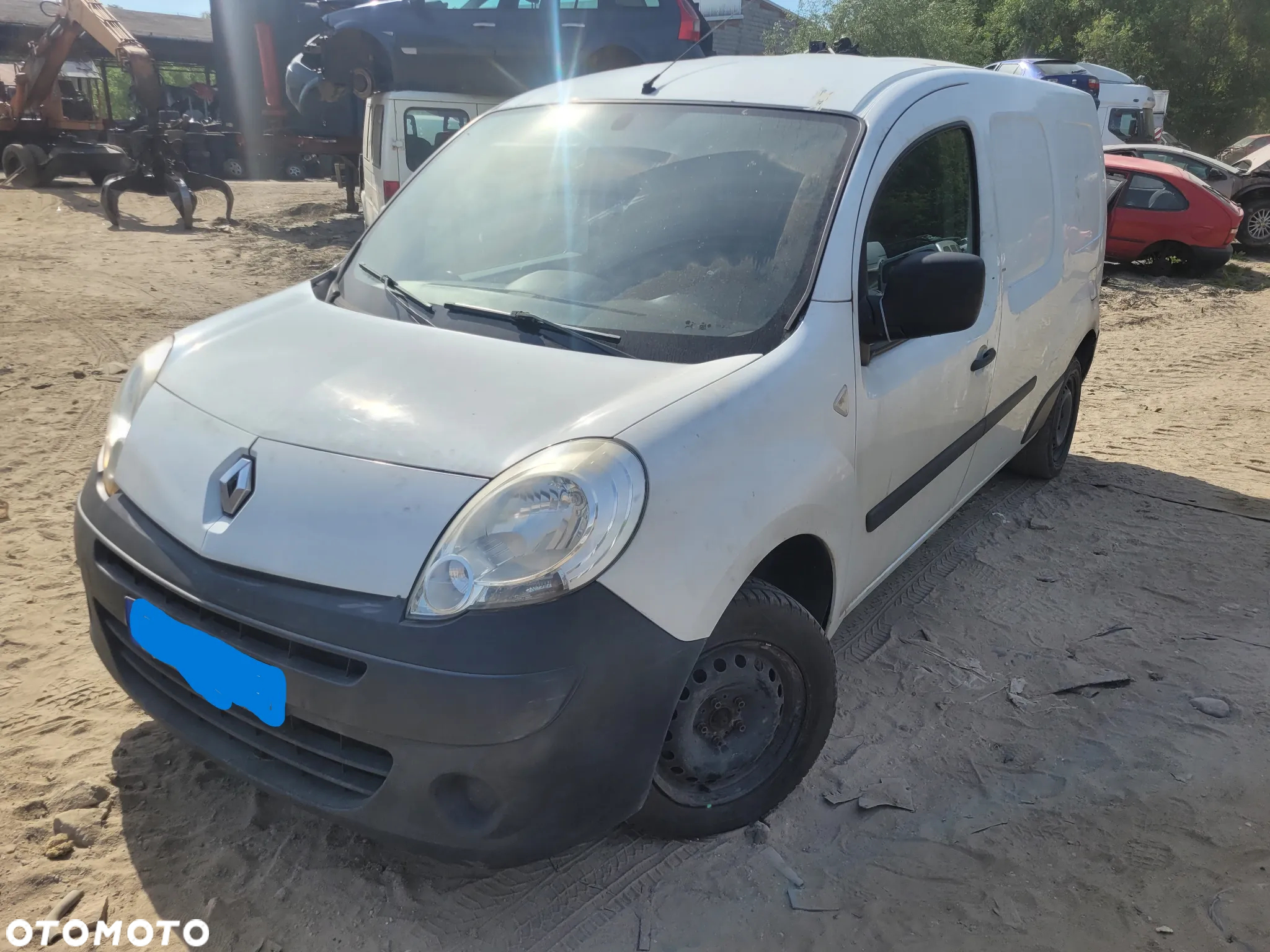 RENAULT KANGOO II 2 0389 maska pokrywa silnika klapa bagażnika zderzak lampa reflektor pas przedni stop lampy halogeny - 2