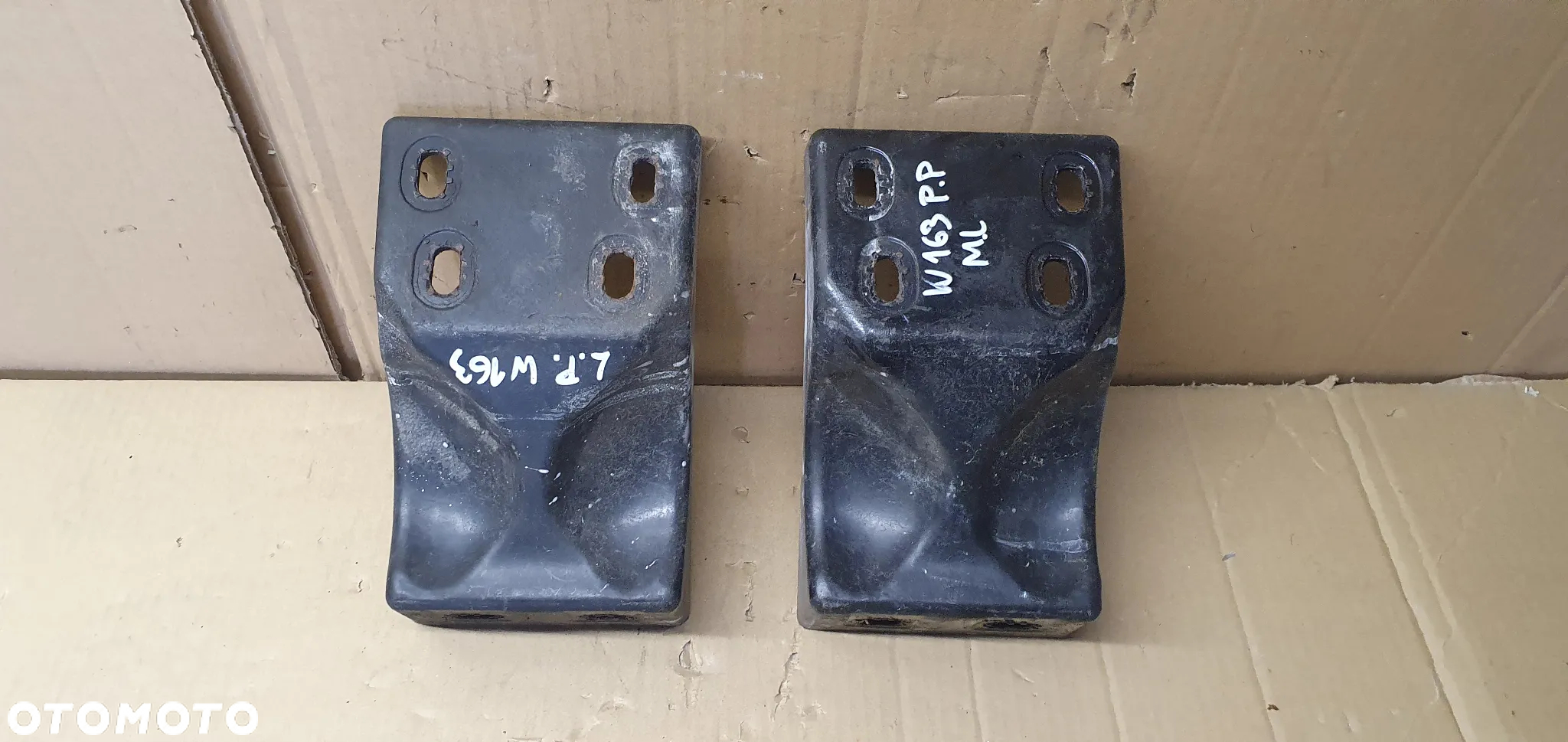 Ślizg wzmocnienie zderzaka przód prawy lewy Mercedes ML W163 Lift A1638801614 - 4