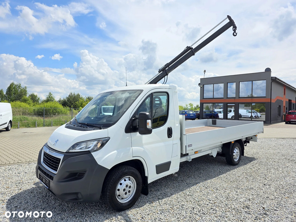 Peugeot BOXER 2,0 HDI 163 KONNA SKRZYNIA 4,6M HDS DŻWIG HIAB 840KG KLIMA WEBASTO GWARANCJA