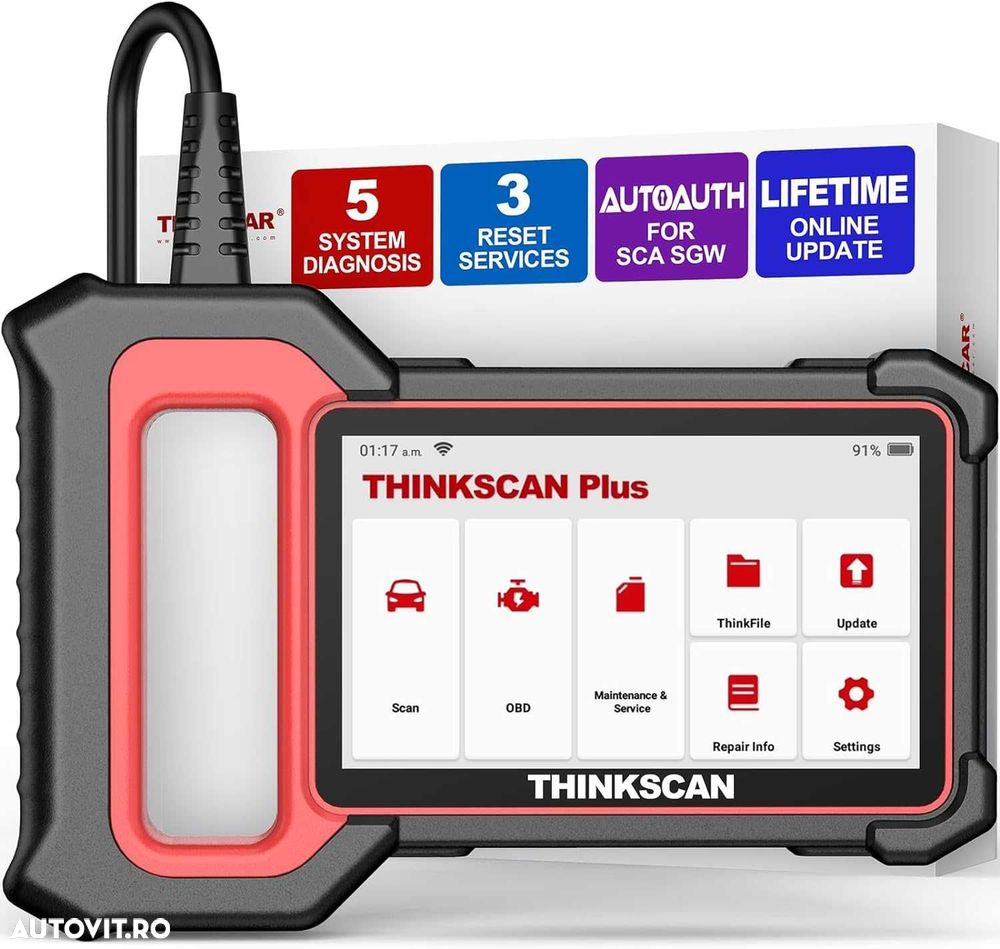 Tester Auto multimarca Launch THINKSCAN PLUS S7, + 5 functii service - 1