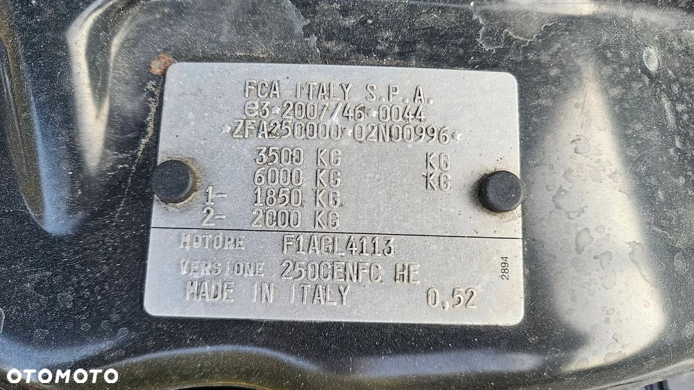 Fiat Ducato 2,3 JTD 140KM L3H2 Długi Klima Kamera Webasto Tempomat Super Stan - 39