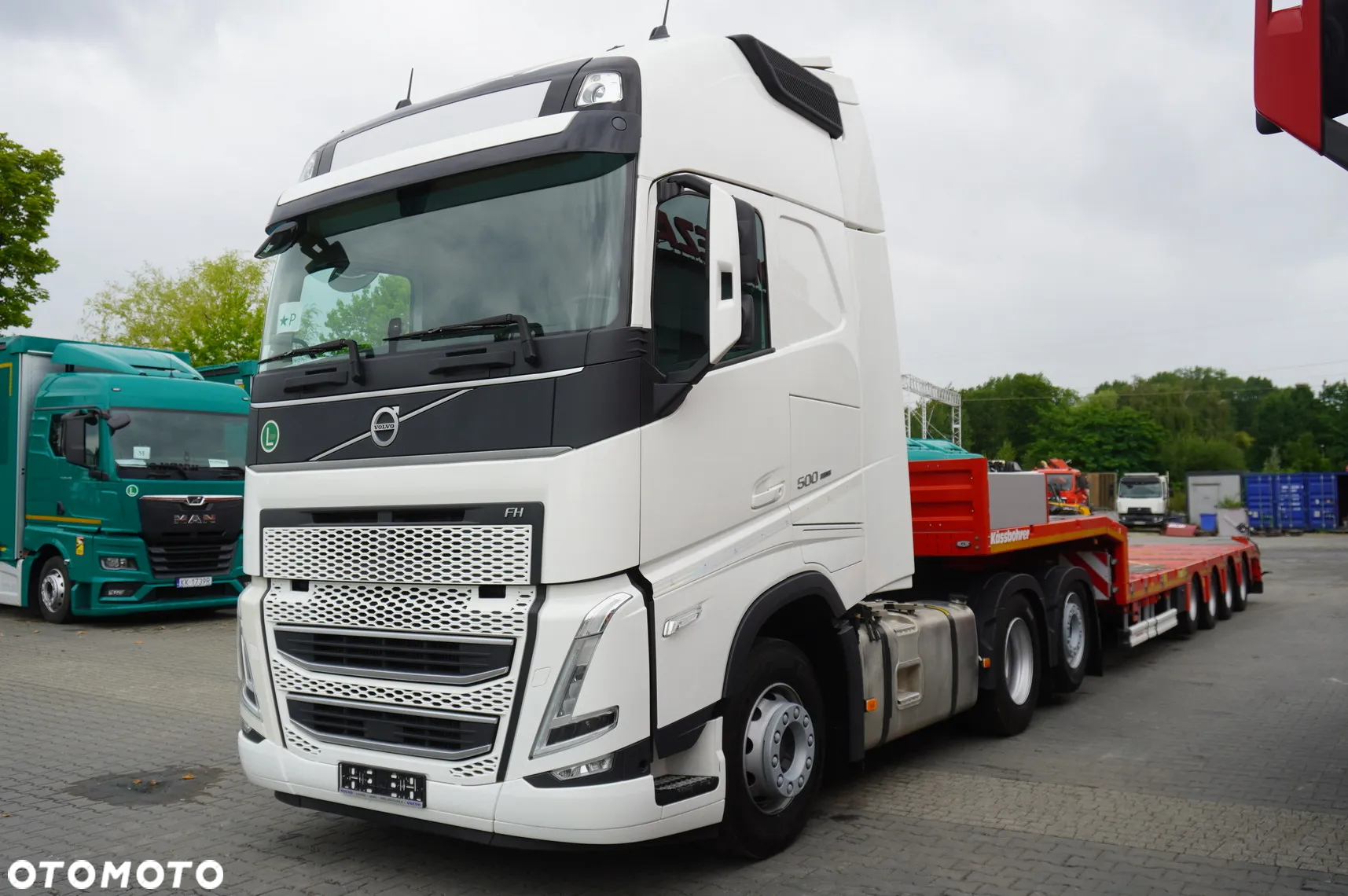 Volvo FH 500 6×2 Globetrotter XL / 2023 / 114 tys.km / FABRYCZNIE NOWA NACZEPA niskopodwoziowa Kässbohrer LB3E - 5