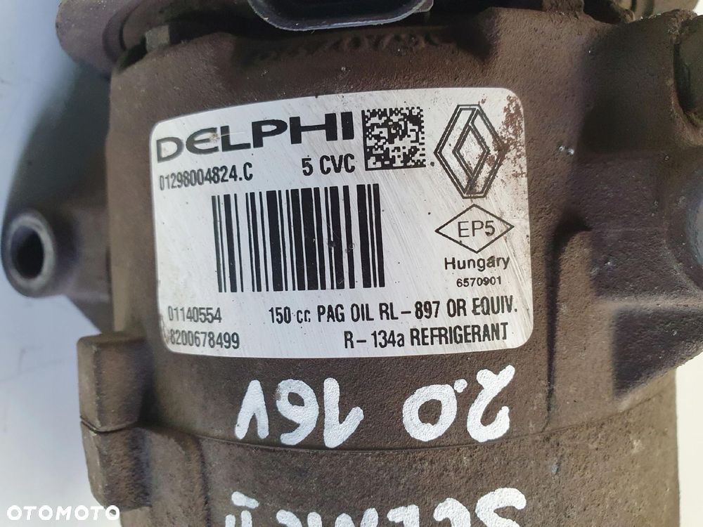SPRĘŻARKA KLIMATYZACJI Renault Scenic II 2.0 16V _ pompa 8200678499 - 2
