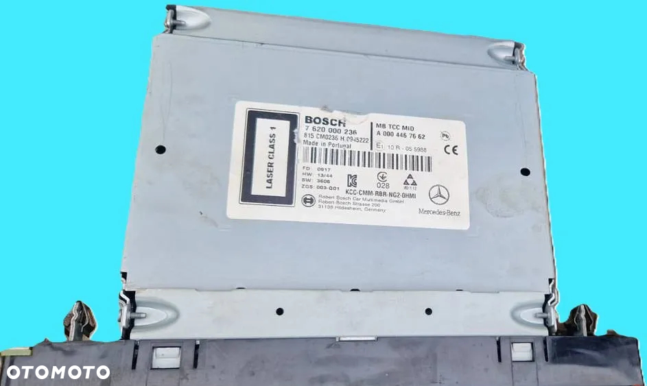 Radio A0004466662 A0004467662 Bosch Mercedes MP4 - 4