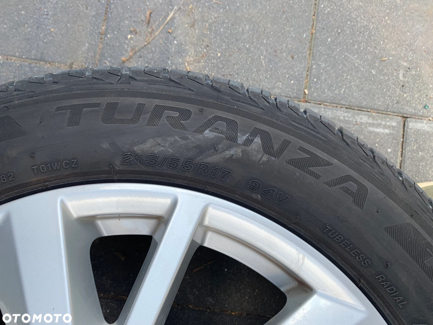 KOŁA FELGI OPONY 17 LATO BRIDGESTONE TURANZA AUDI Q2 81A 215/55/17 JAK NOWE 81A601025C - 9