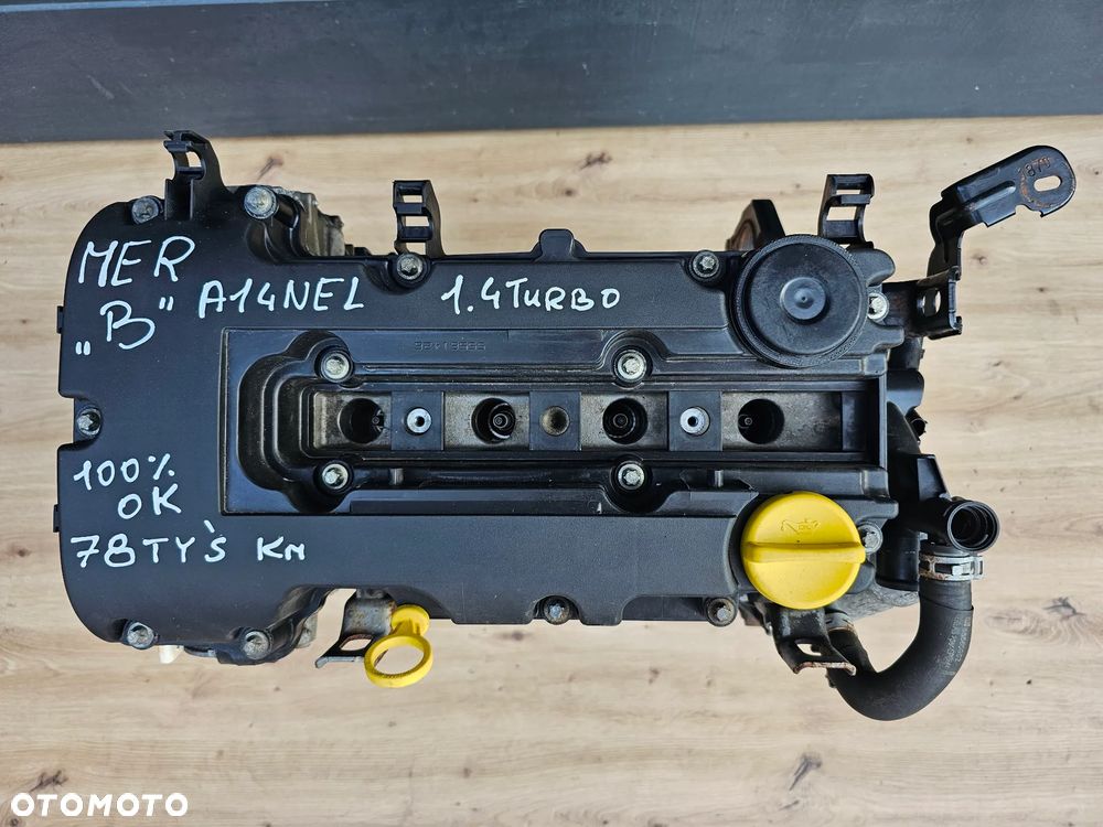 SILNIK OPEL ASTRA J CORSA D E MERIVA B MOKKA ZAFIRA C 1.4 T TURBO A14NEL 78000km NIEMCY - 2